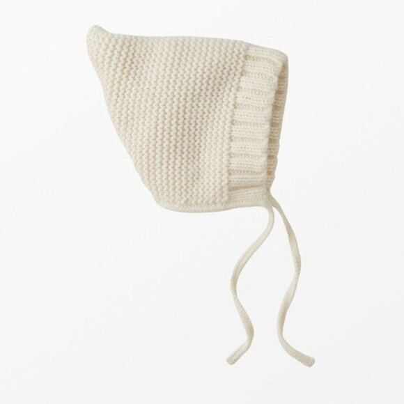 Hanna Andersson Baby Soft Alpaca Bonnet in Ecru Size Small - Picture 1 of 3